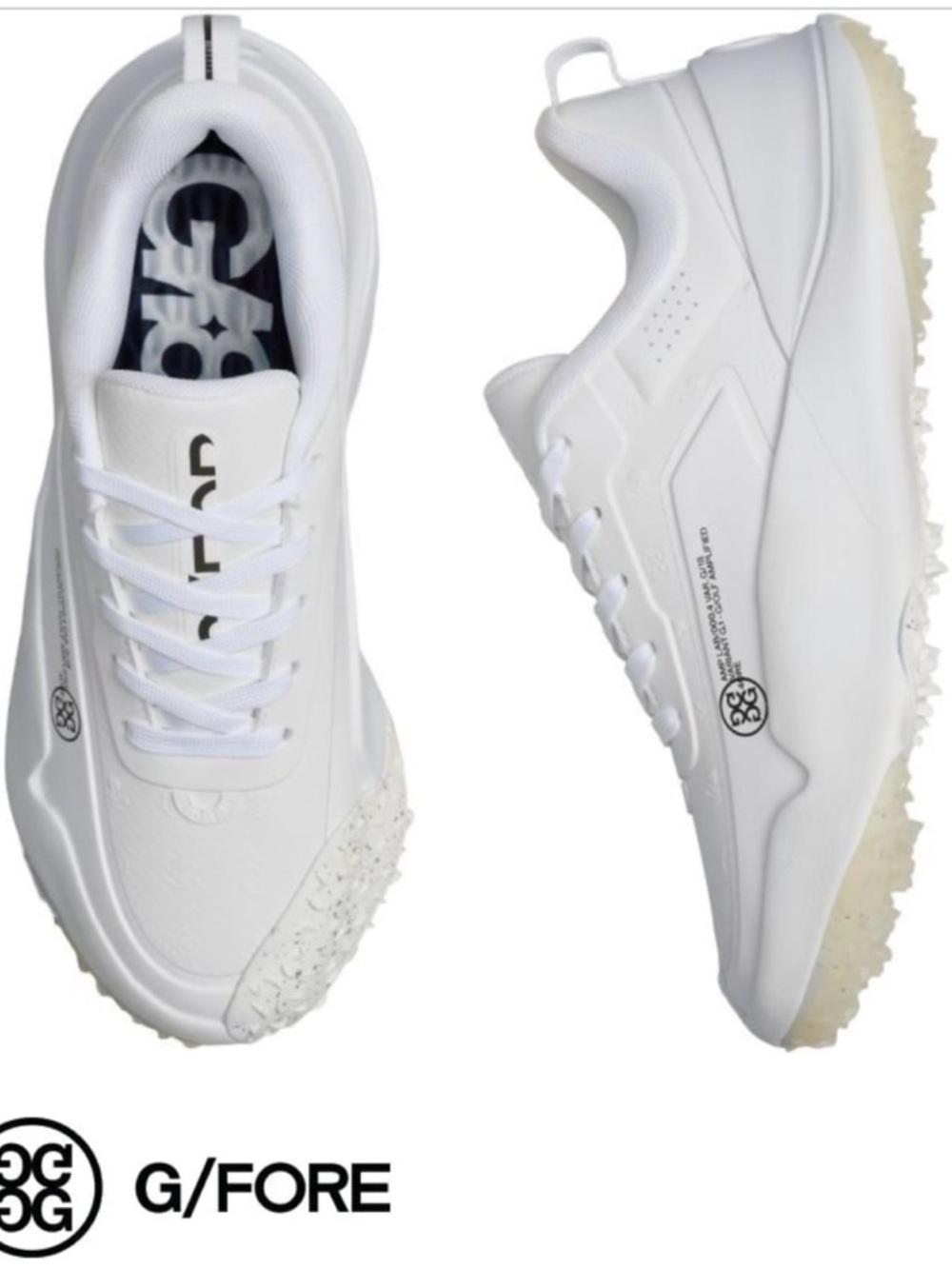 G/18 EMBOSSED SKULL & TEES GOLF SHOE